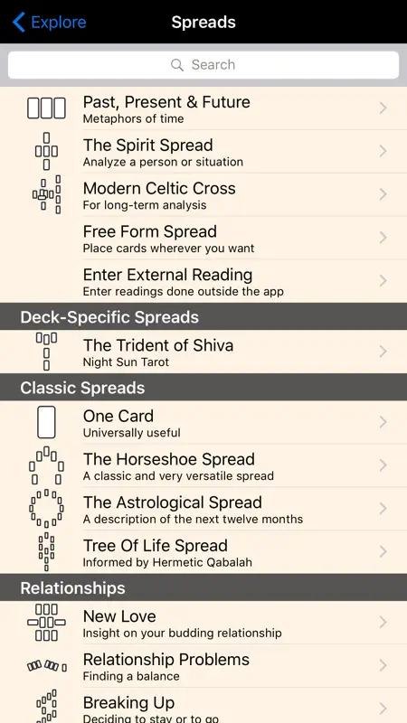 Night Sun Tarot screenshot 3 of 5