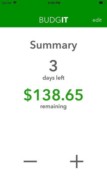 Budgit - Simple Saver