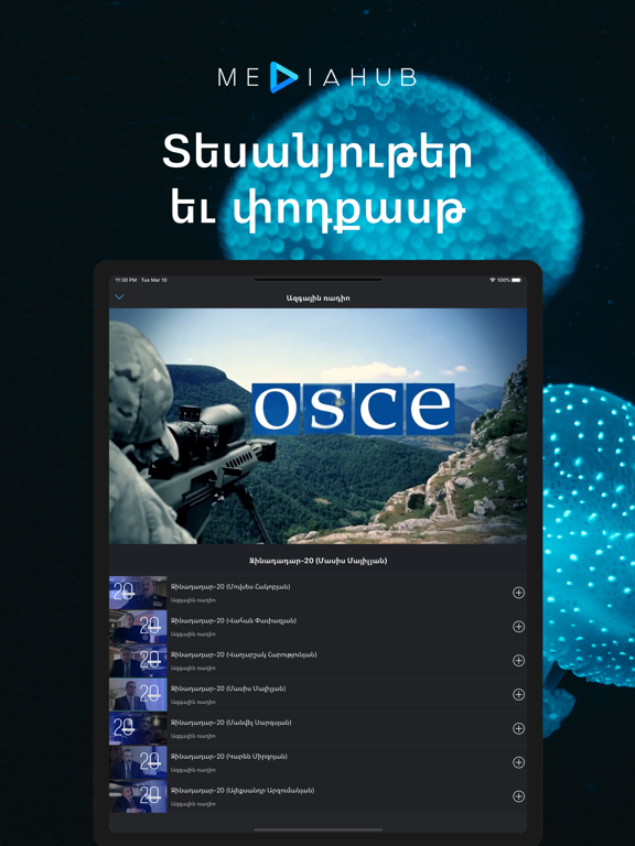 Screenshot #5 pour MediaHub - Armenian radios