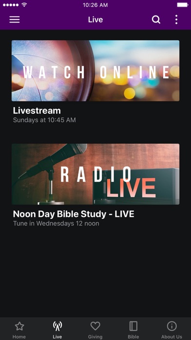 Olivet Baptist Church App Screenshot