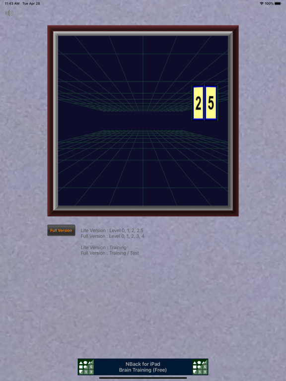 Kinetic Visual Acuity HD Lite iPad screenshot