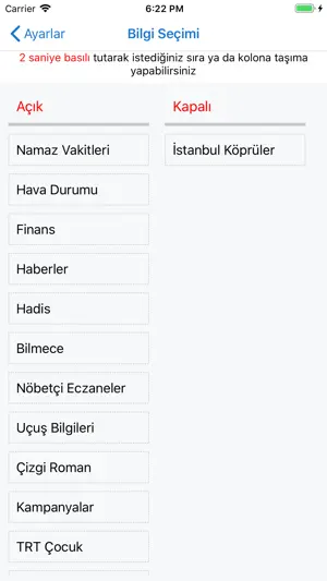Tek Ekran - Gerekli Bilgiler screenshot 3