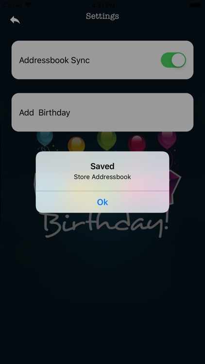 Reminder O Birthday screenshot-8