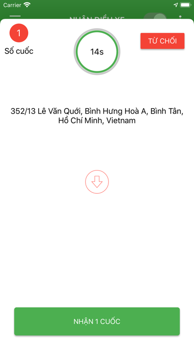 Screenshot #3 pour Xanh Taxi Driver