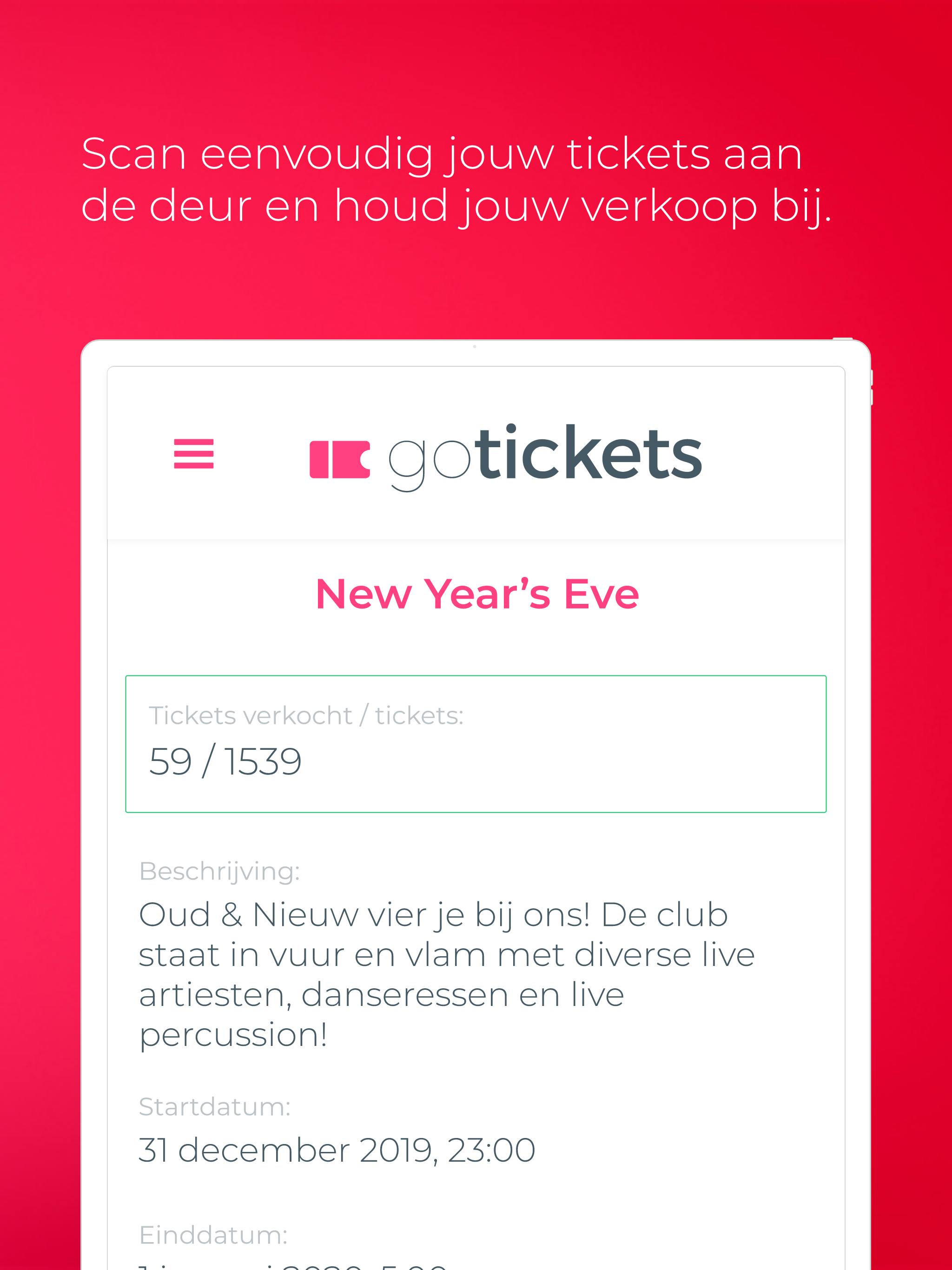 GO-tickets scanner