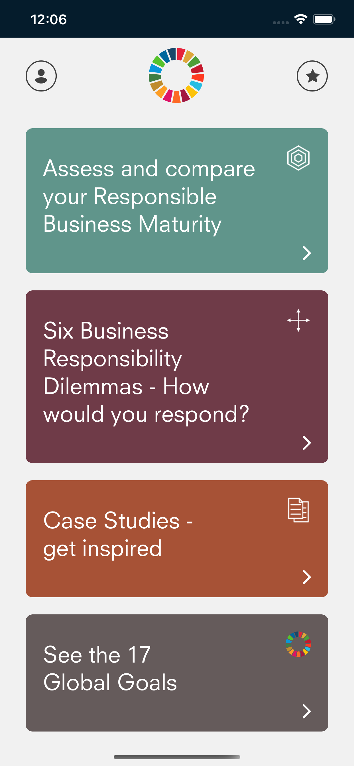 Global Goals BusinessNavigator screenshot 2