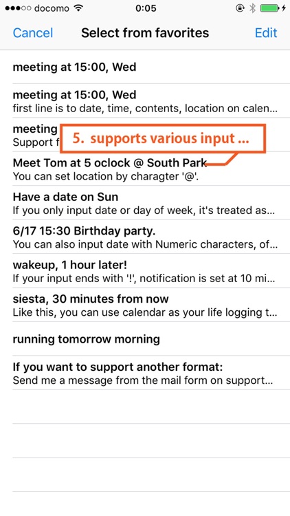 choical - easy calendar input