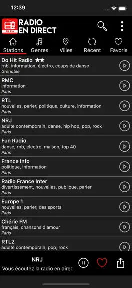 Game screenshot Radio en direct France apk