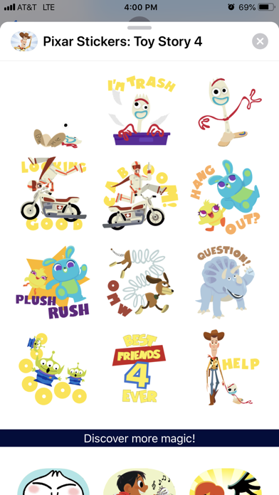 Screenshot #2 pour Pixar Stickers: Toy Story 4