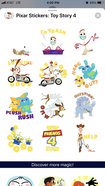 Pixar Stickers: Toy Story 4 screenshot-1