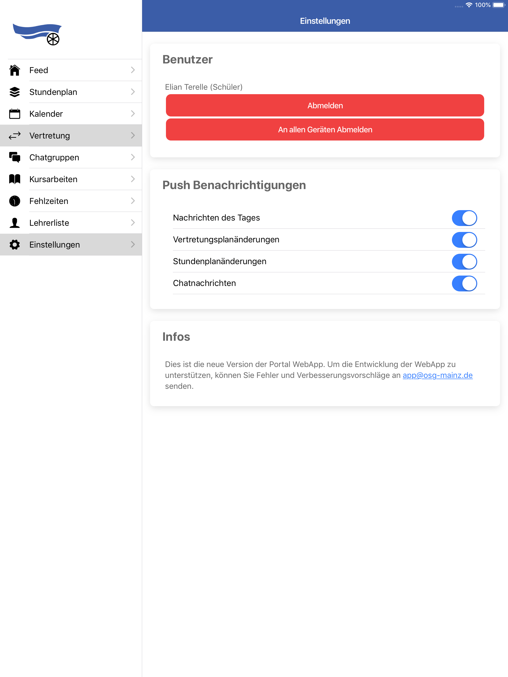 Schloss-App screenshot 9