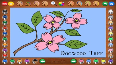 Screenshot #1 pour Coloring Book 4: Plants