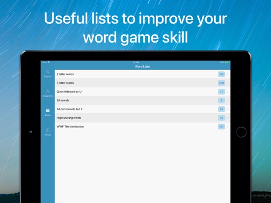 Word Lookup Pro iPad screenshot 4 - Games app
