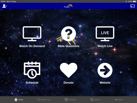 Firstlight online iPad screenshot 1 - Education app