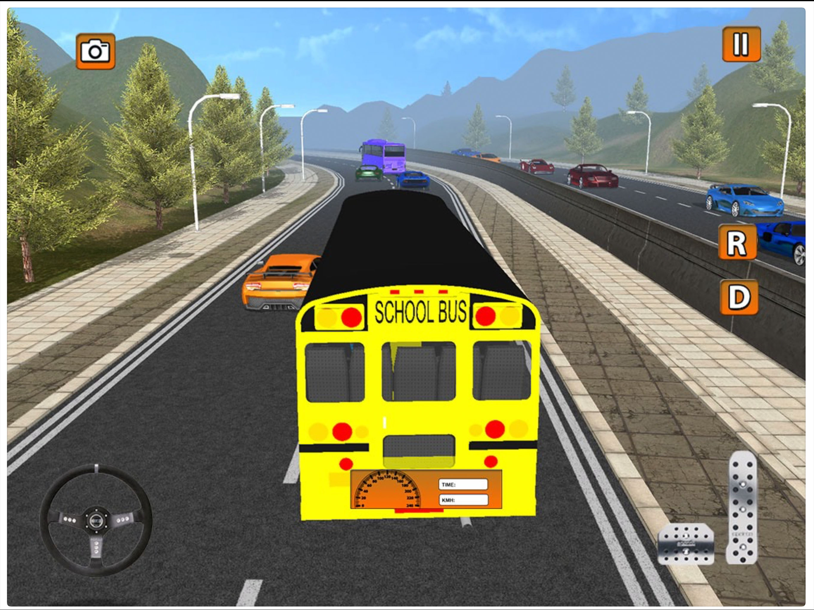 Schoolbus Driver Duty Sim 3d