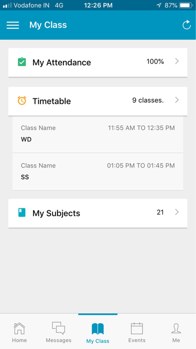 Screenshot #1 pour Thrayambika Vidya Mandir