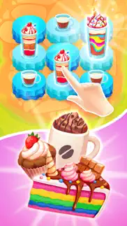 cafe merge: dessert maker iphone screenshot 2