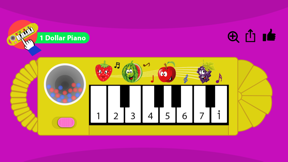 1 Dollar Piano screenshot