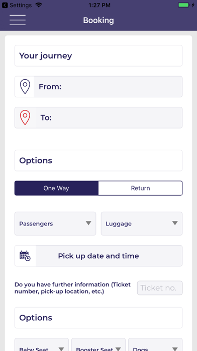 Flotilla Airport Transfer Screenshot