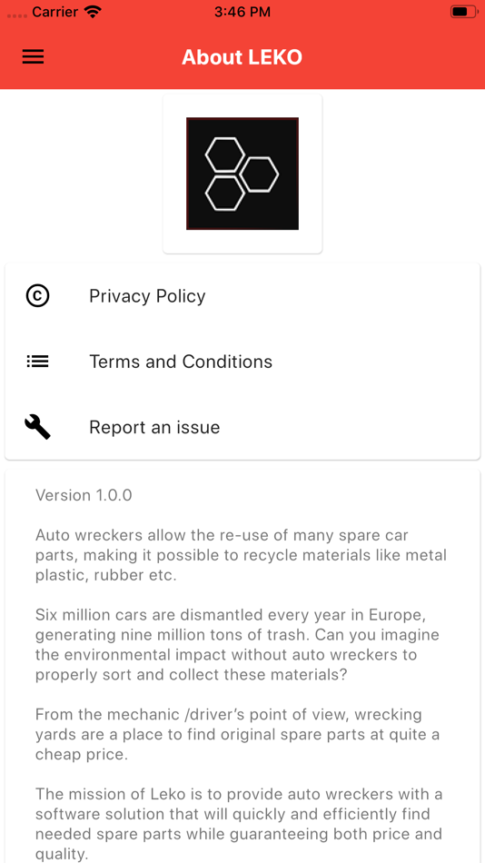#6. Lekotech (iOS) 由: Elton Ngjela