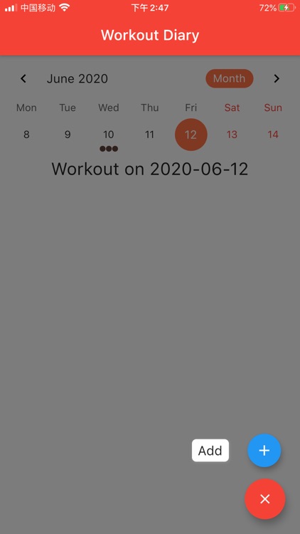 Simple Workout Journal