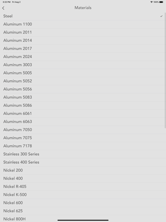 Screenshot #5 pour Metal Weight Calculator Pro