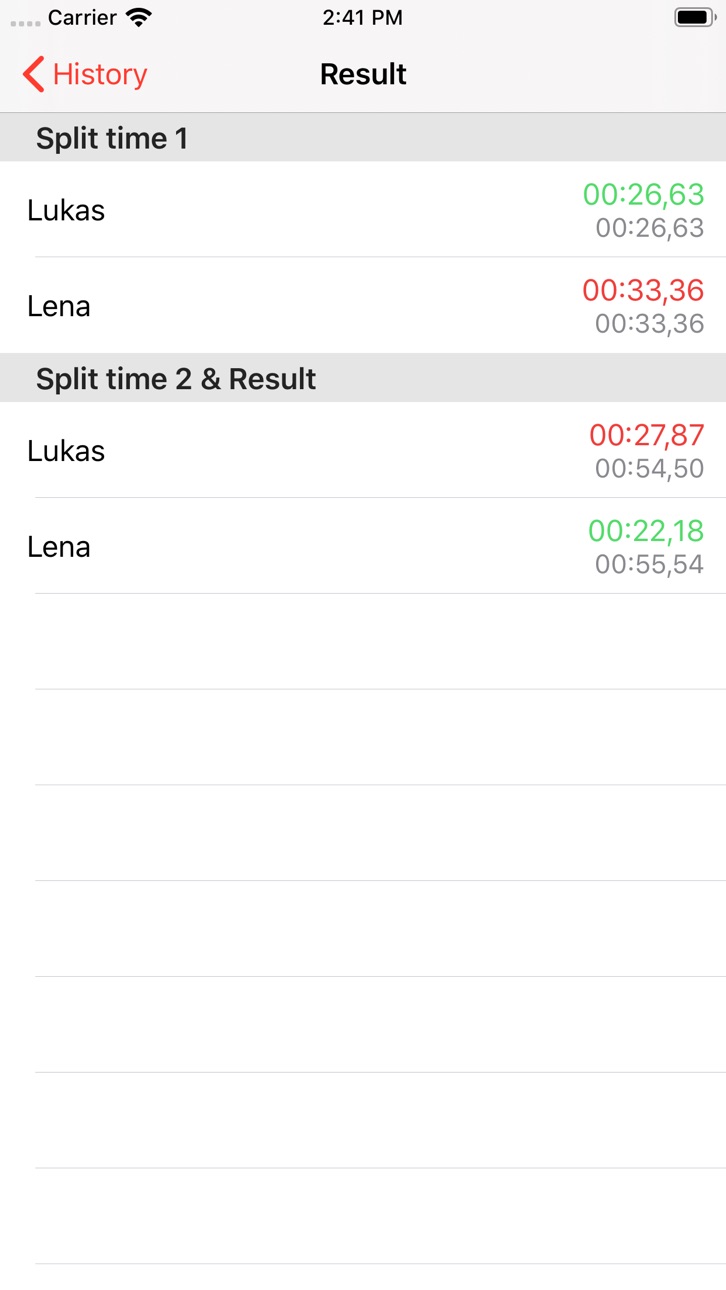 iPhone screenshot