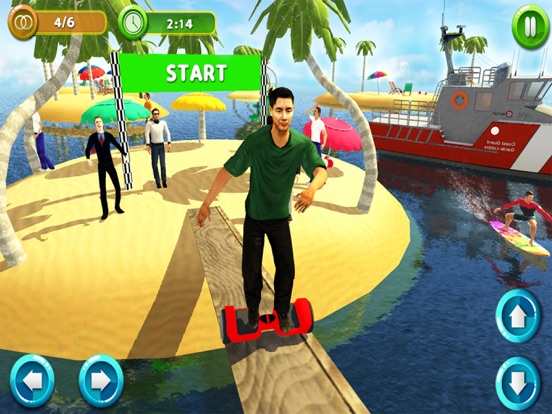 Screenshot #4 pour Beach Race :Scooter Stunt Game