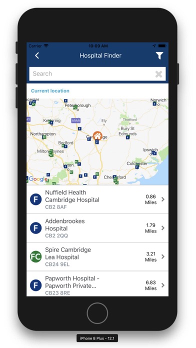 General and Medical Healthcare Screenshot