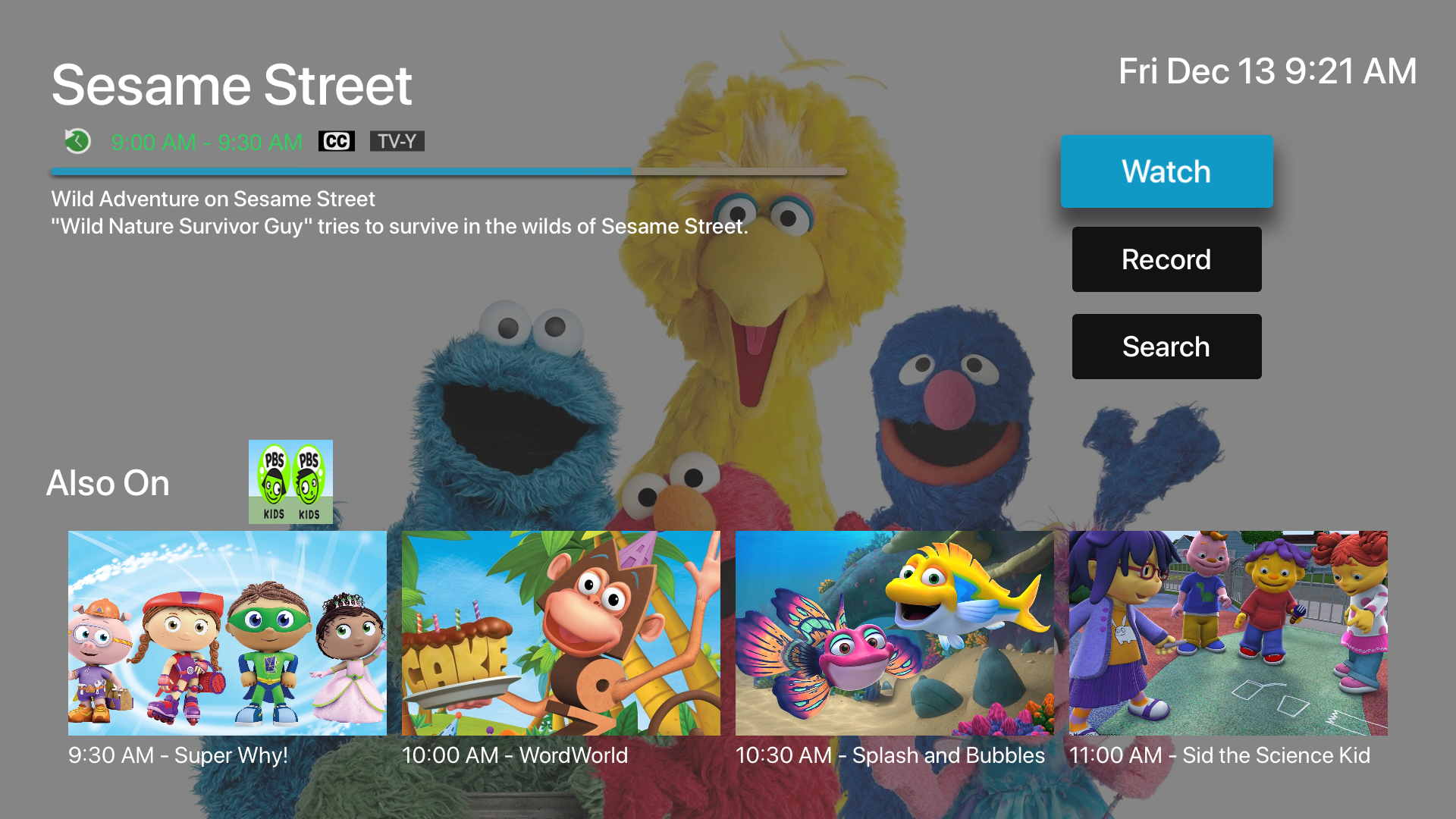 MVSStream screenshot 2