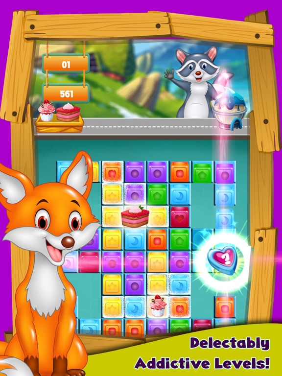Screenshot #5 pour Match 3 Puzzle（Toon Quest）