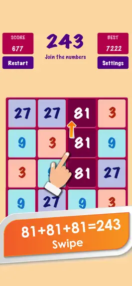 Game screenshot Classic 2048 puzzle game handy apk