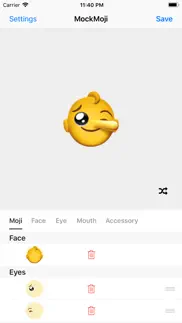 How to cancel & delete mockmoji:custom emoji &kaomoji 2