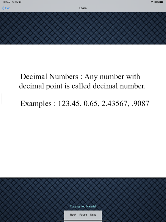 Screenshot #5 pour Decimal Operations