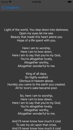 Songbook - Christian screenshot 2