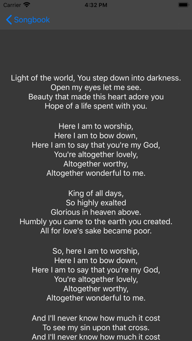 Songbook - Christian Screenshot