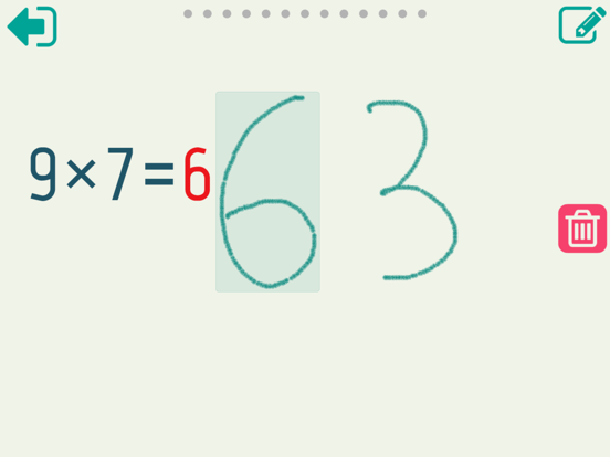 MathShot Multiplication Tables iPad screenshot
