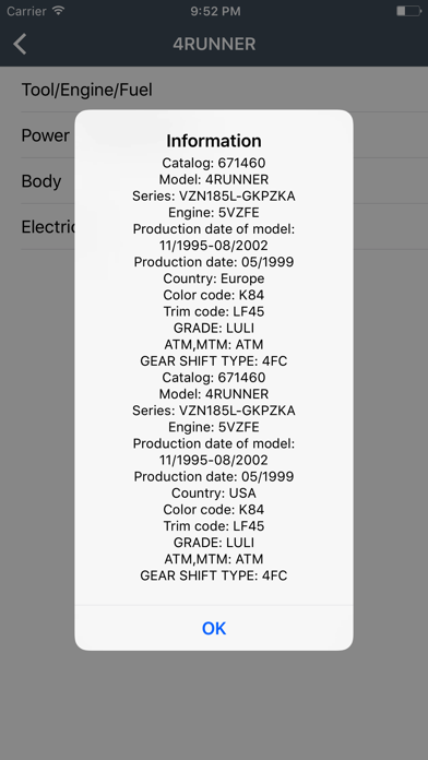 Toyota, Lexus Car Parts Screenshot