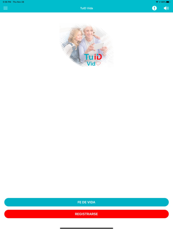 TuID Vida iPad screenshot 1 - Utilities app