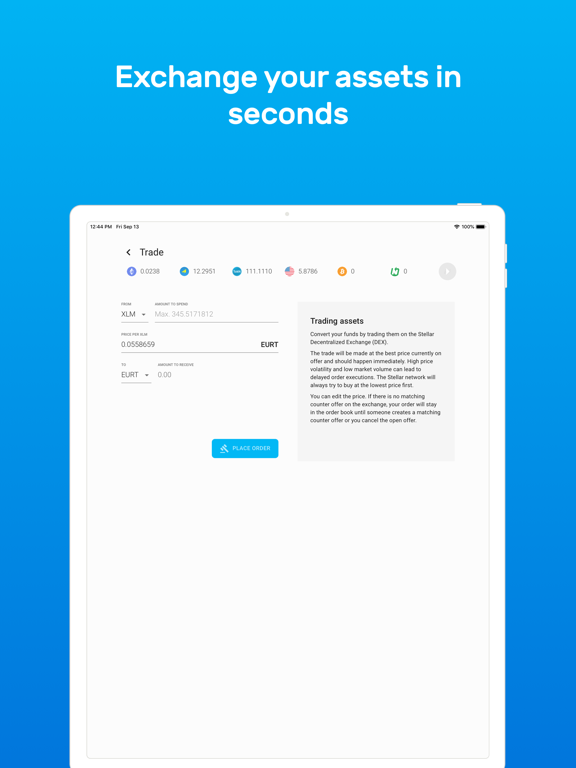 Screenshot #6 pour Solar Stellar Wallet