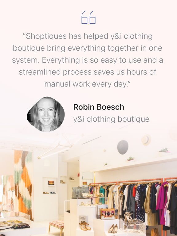 Shoptiques POS Tools iPad screenshot 5 - Business app