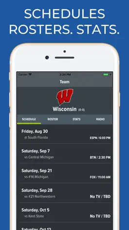 Game screenshot Wisconsin Football Schedules mod apk