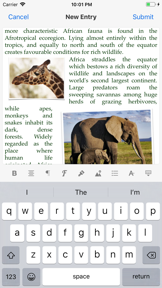 BlogTouch for Wordpress.com screenshot