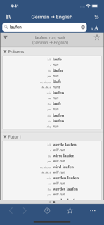 Ultralingua German-English screenshot 2