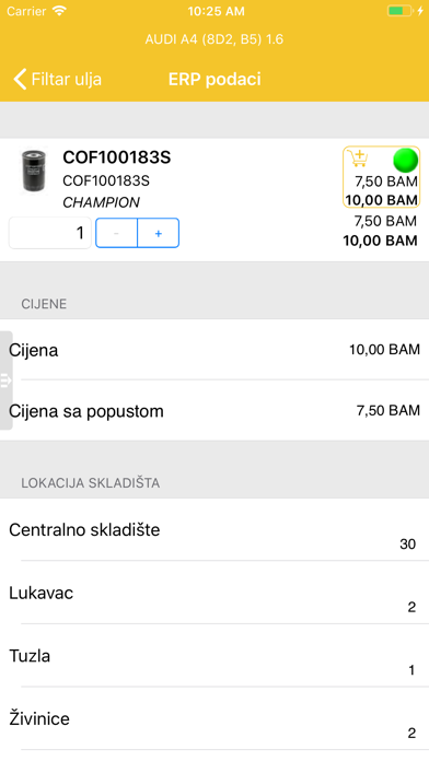 App screenshot