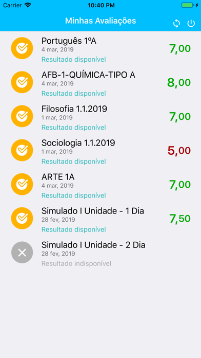 Screenshot #3 pour Minha Prova - Aluno