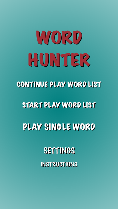 Screenshot #1 pour AR Word Hunter