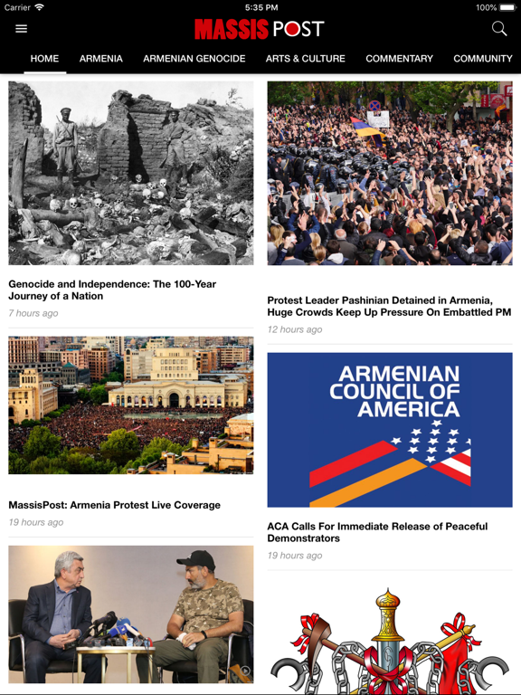 Screenshot #4 pour Armenian News | MassisPost