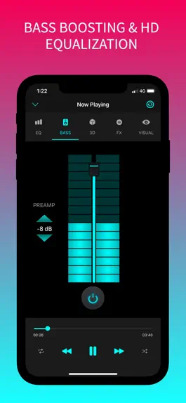 Game screenshot Bass Booster & EQ Amplifier mod apk