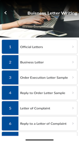 English Letter Writing Guide screenshot